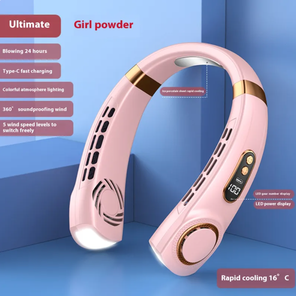 Portable Neck Hanging Mini Fan