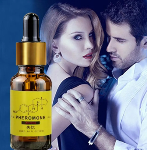 Men and women flirting sexy perfume