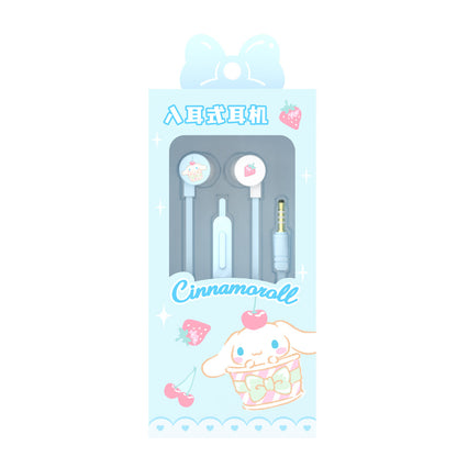Kuromi Pacha Cute In-Ear Wired Headphones for Students