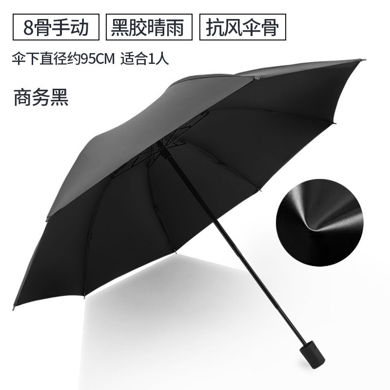 Automatic Folding Umbrella with Custom Logo for Gifts