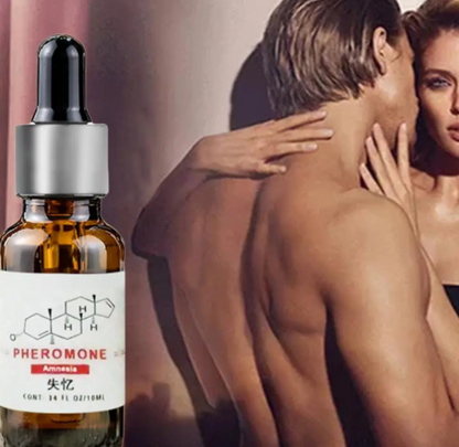 Men and women flirting sexy perfume