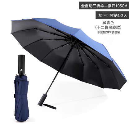 Automatic Folding Umbrella with Custom Logo for Gifts