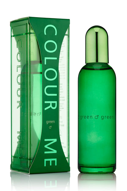 Milton-Lloyd Colour Me Green - Cologne for Men - Oriental Perfume for Men - Woody Amber Fragrances - Mens Cologne - Long Lasting Perfume - 3 oz