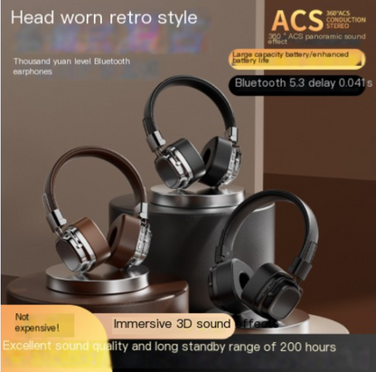 2024 Vintage Wireless Bluetooth 5.3 Headphones
