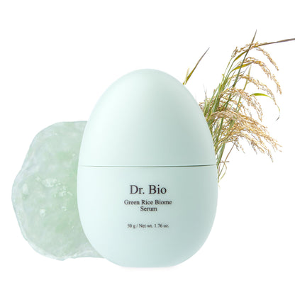 Dr.Bio Green Rice Biome Serum with Probiotic Reduce Dark Spots Treat Hyperpigmentation & Freckles Radiant Skin Skin Barrier Protection Fragrance-Free Vegan Korean Skin Care for sensitive skin