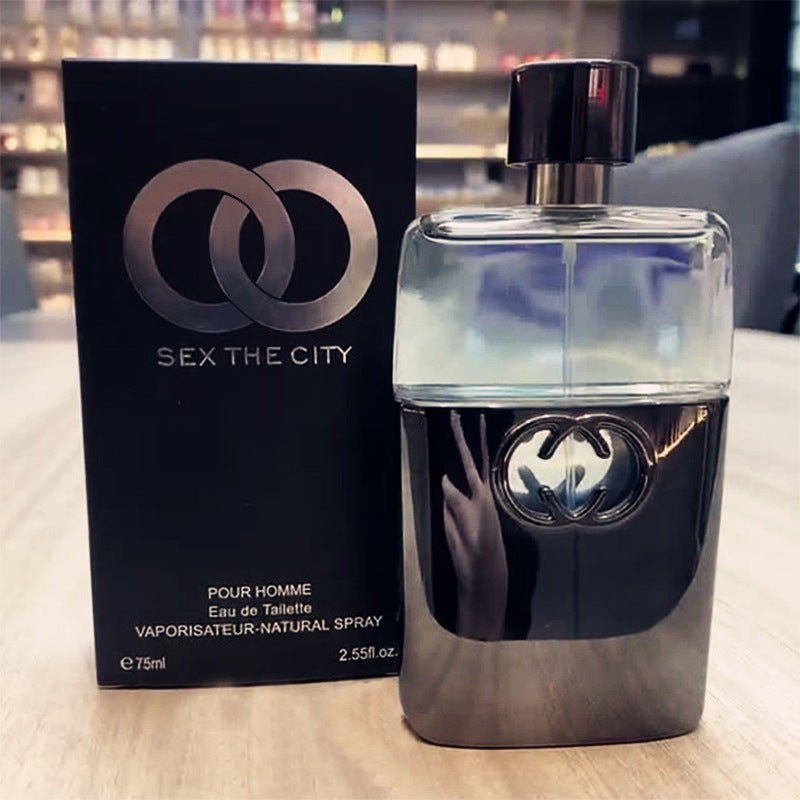 Men's Perfume Black Sin with Sandalwood Notes 75ml