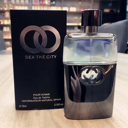 Men's Perfume Black Sin with Sandalwood Notes 75ml