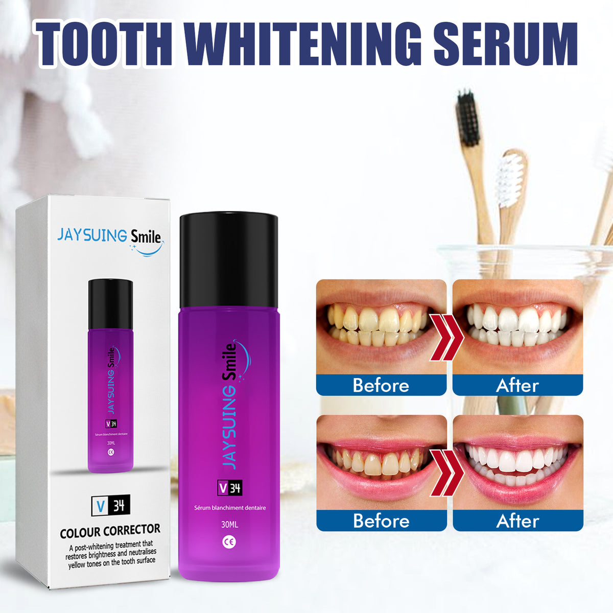 Jaysuing Teeth Whitening Essence for Dental Care