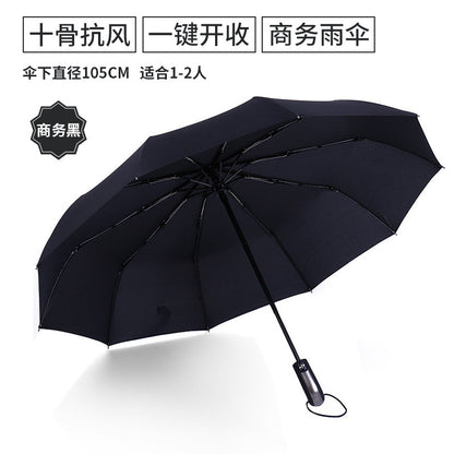 Automatic Folding Umbrella with Custom Logo for Gifts