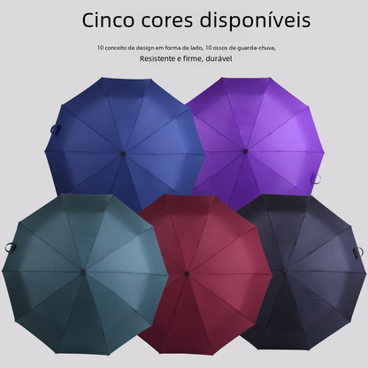 Automatic Folding Umbrella with Custom Logo for Gifts