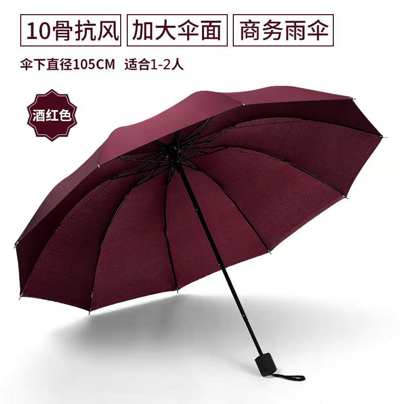 Automatic Folding Umbrella with Custom Logo for Gifts
