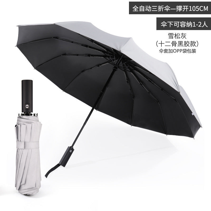 Automatic Folding Umbrella with Custom Logo for Gifts