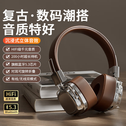 2024 Vintage Wireless Bluetooth 5.3 Headphones