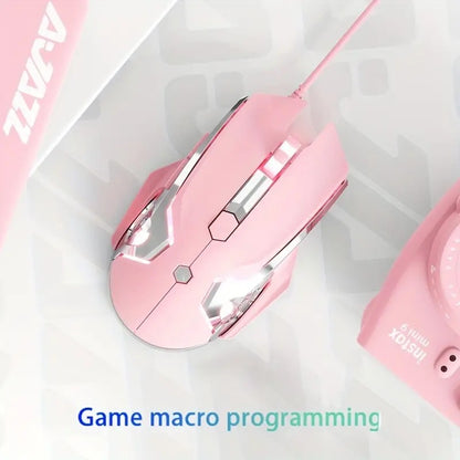 AJ120 Wired Mechanical USB Mouse with 4-Step Adjustment