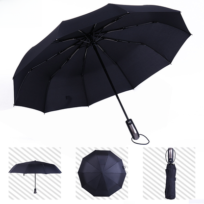 Automatic Folding Umbrella with Custom Logo for Gifts