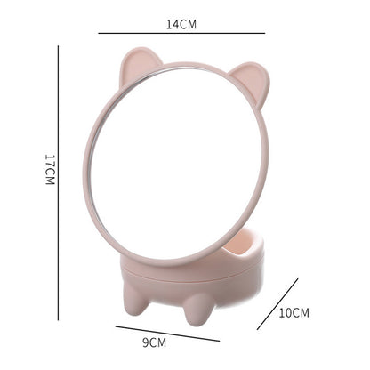 High-Definition Desktop Makeup Mirror for Students