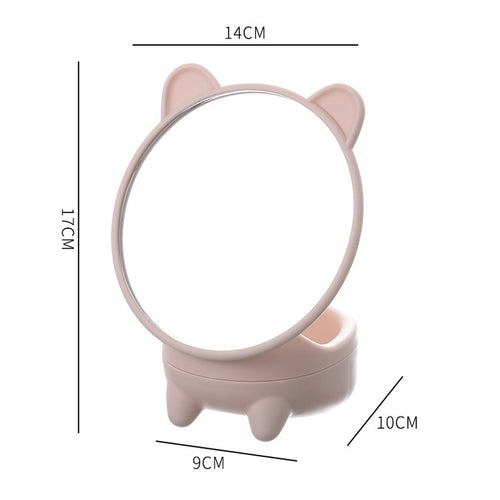 High-Definition Desktop Makeup Mirror for Students