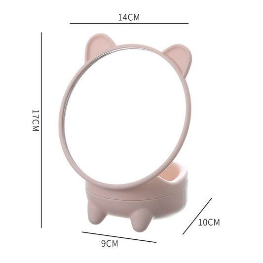 High-Definition Desktop Makeup Mirror for Students