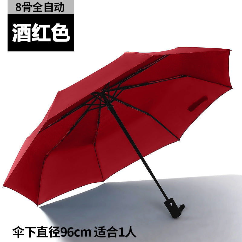 Automatic Folding Umbrella with Custom Logo for Gifts