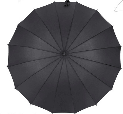 Creative Straight Handle Semi-Automatic Business Umbrella