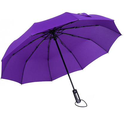 Automatic Folding Umbrella with Custom Logo for Gifts