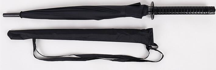 Creative Straight Handle Semi-Automatic Business Umbrella