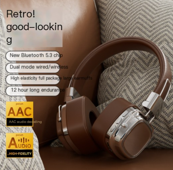 2024 Vintage Wireless Bluetooth 5.3 Headphones